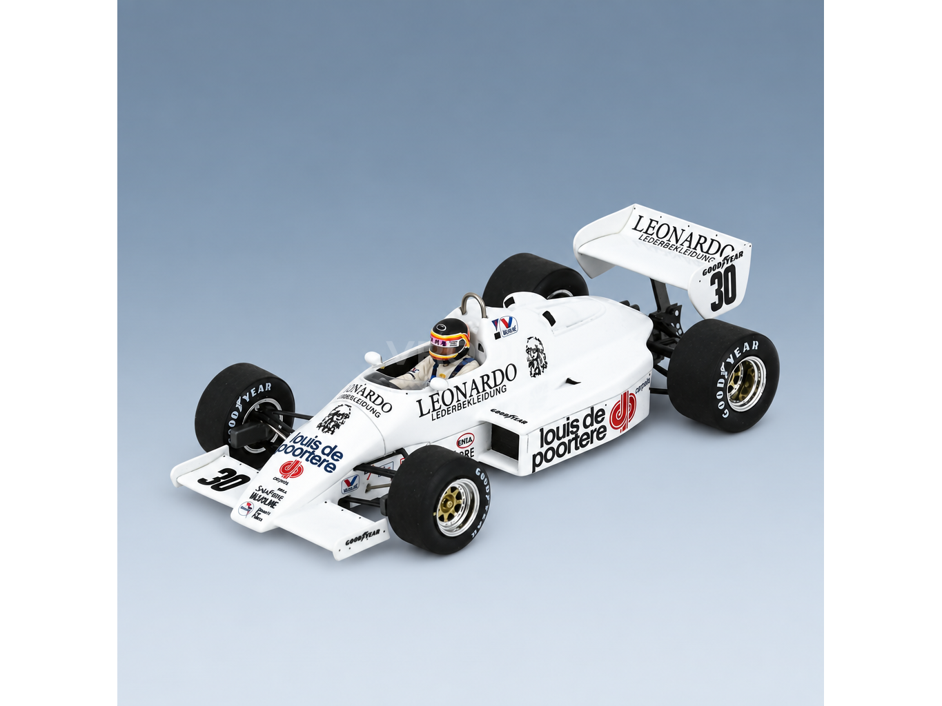 Arrows A6 No. 30 Thierry Boutsen Germany GP 1983 Spark Model 1:43 scale model - front three-quarter view