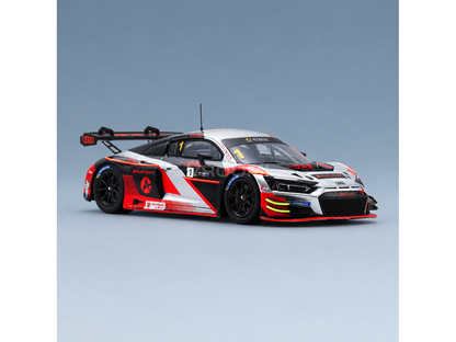 Audi R8 LMS GT3 Team FAW Audi Racing Team No. 1 Cheng Cong Fu GT Cup Macau 2022 Spark Model 1:43 scale model - front three-quarter view