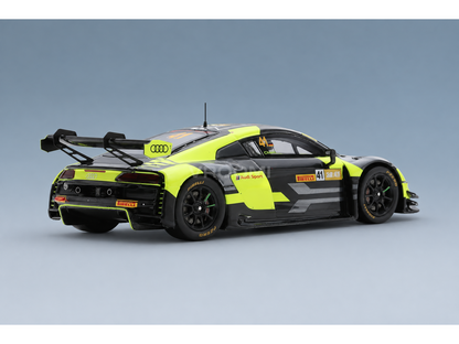 Audi R8 LMS GT3 Team Audi Sport Asia Absolute No. 41 7th FIA GT World Cup Macau 2023 Christopher Haase Spark Model 1:43 scale model - rear three-quarter view