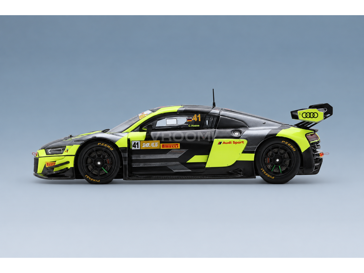 Audi R8 LMS GT3 Team Audi Sport Asia Absolute No. 41 7th FIA GT World Cup Macau 2023 Christopher Haase Spark Model 1:43 scale model - side view