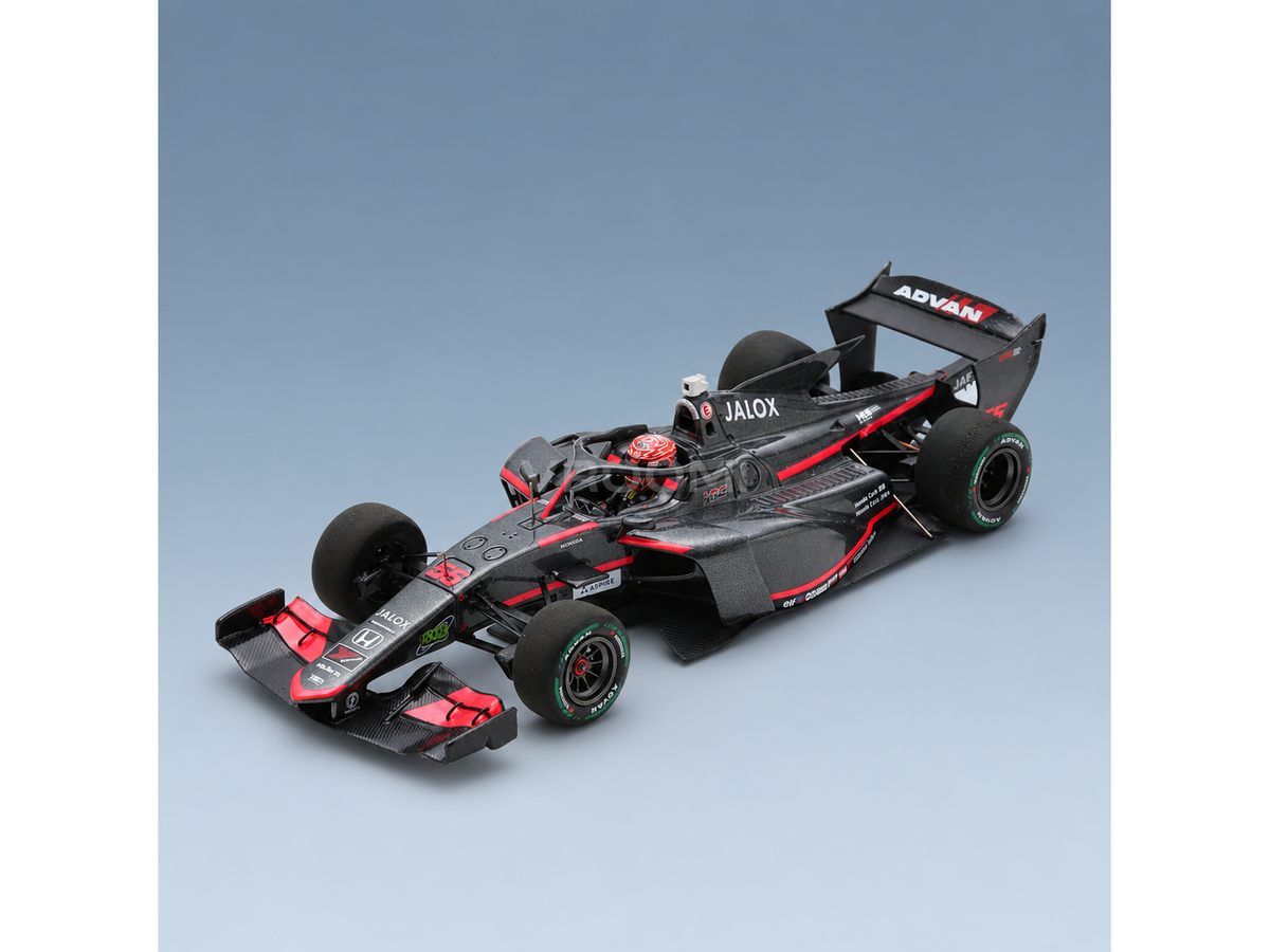 Dallara SF23 HR-417-E M-TEC Team TGM Grand Prix No. 55 Nobuharu Matsushita Super Formula 2024 Spark Model 1:43 scale model - front three-quarter view