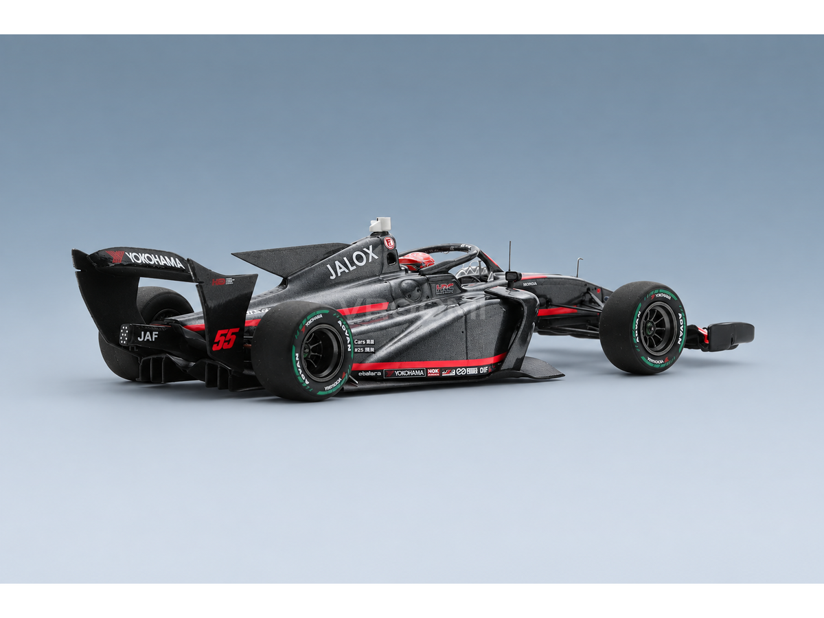 Dallara SF23 HR-417-E M-TEC Team TGM Grand Prix No. 55 Nobuharu Matsushita Super Formula 2024 Spark Model 1:43 scale model - rear three-quarter view