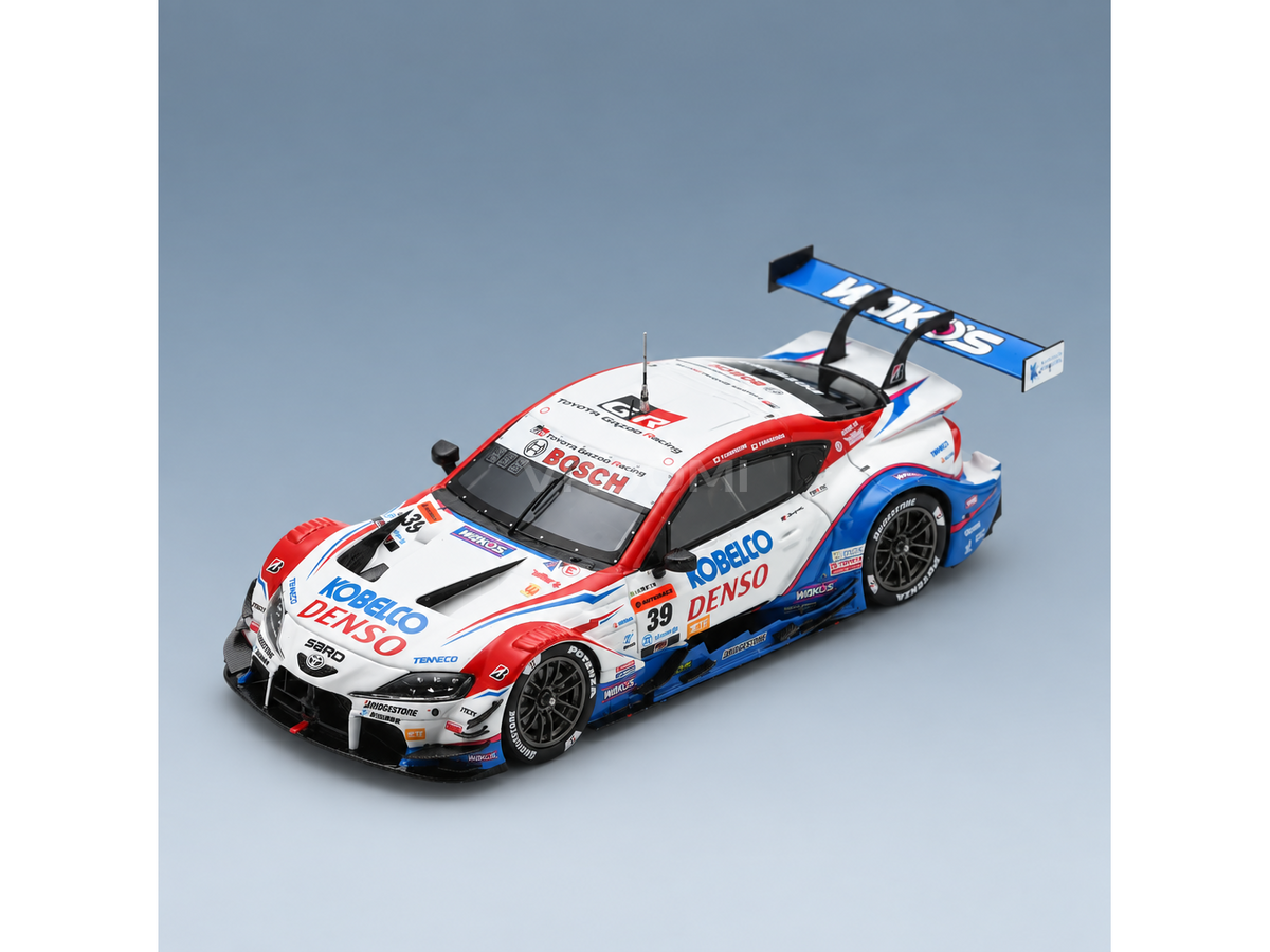 Toyota Supra GR Team TGR SARD No. 39 GT500 Class Super GT Yuhi Sekiguchi Yuichi Nakayama 2024 Spark Model 1:43 scale model - front three-quarter view