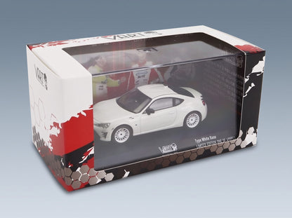 Toyota 86 Coupe VART 2019 White Kyosho 1:43 scale model - original packaging