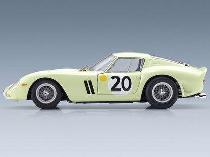 Ferrari 250 GTO UDT-Laystall No. 20 Innes Ireland Masten Gregory 24h Le Mans 1962 1:18 scale model - side view