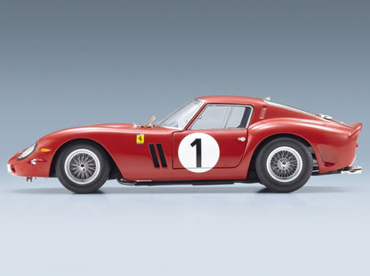 Ferrari 250 GTO No. 1 Winner 1000km Paris Pedro Rodriguez Ricardo Rodriguez 1962 Kyosho 1:18 scale model - side view