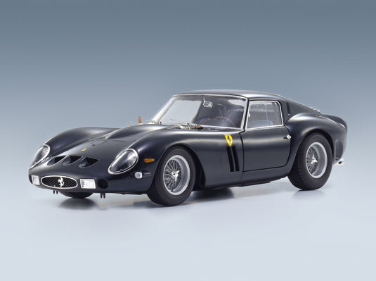 Ferrari 250 GTO Dark Blue 1962 Kyosho 1:18 scale model - front three-quarter view