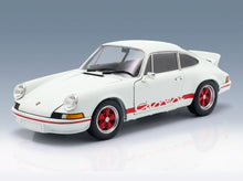 Porsche 911 2.7 Carrera RS Coupé 1972 White Red Minichamps 1:18 scale model - front three-quarter view