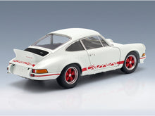 Porsche 911 2.7 Carrera RS Coupé 1972 White Red Minichamps 1:18 scale model - rear three-quarter view