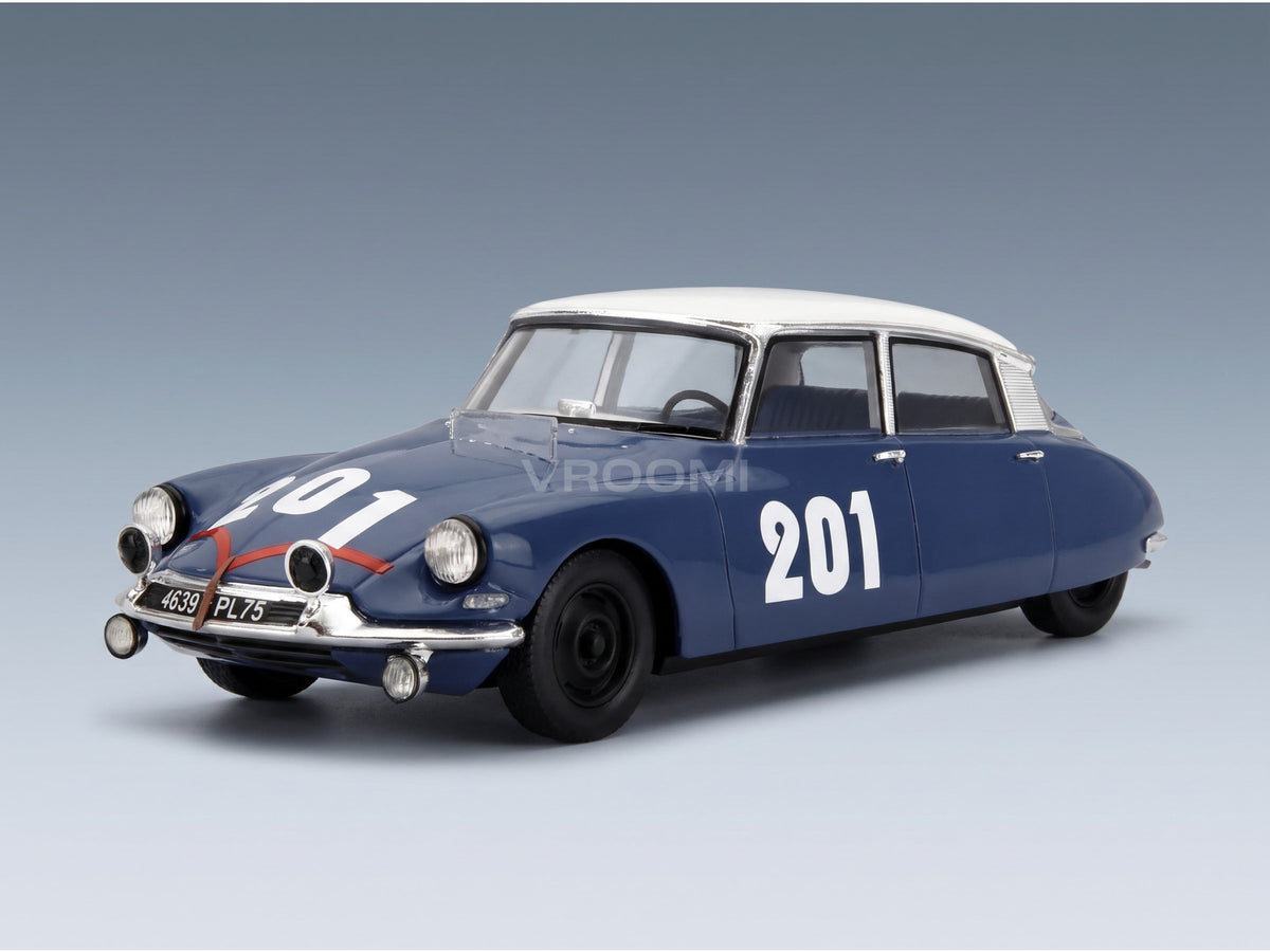 Citroën DS19 No. 201 Guy Verrier Alain Bertaut 24h Spa 1964 Spark Model 1:43 scale model - front three-quarter view