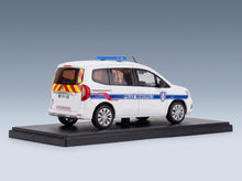 Renault Kangoo Police Municipale 2023 White Blue Eligor 1:43 scale model - rear three-quarter view