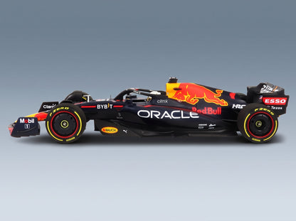 Red Bull RB18 Oracle Red Bull Racing No. 1 Max Verstappen Winner Saudi Arabia GP World Champion 2022 Minichamps 1:18 scale model - side view