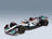 Mercedes F1 W13E Mercedes-AMG Petronas F1 No. 63 5th Miami GP George Russell 2022 Minichamps 1:18 scale model - front three-quarter view
