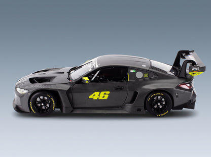 BMW M4 GT3 Team WRT No. 46 Valentino Rossi Test Misano 2024 Minichamps 1:18 scale model - side view