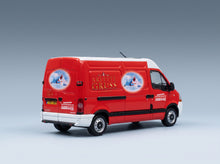 Renault Master Van Arlette Gruss 2003 Red White Eligor 1:43 scale model - rear three-quarter view