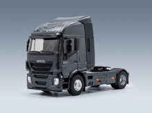 Iveco Fiat Stralis 500 Euro 6 Hi-Way Tractor Truck 2-Axle 2016 Grey Metallic Exclusive Eligor 1:43 scale model - front three-quarter view
