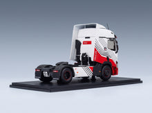 Renault T480 Tractor Truck Red White Red 2021 Eligor 1:43 scale model - rear three-quarter view
