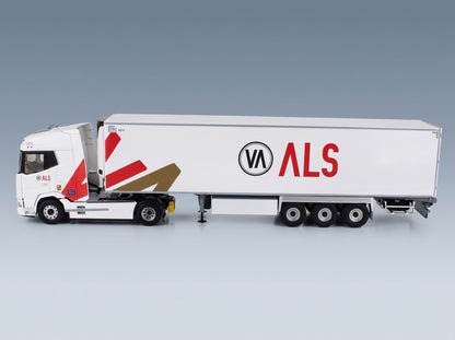 DAF XG Truck Semi-Refrigerated ALS Transports 2021 White Eligor 1:43 scale model - side view