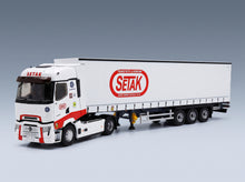 Renault T-Line High Truck Setak Telonato Transports 2023 White Eligor 1:43 scale model - front three-quarter view