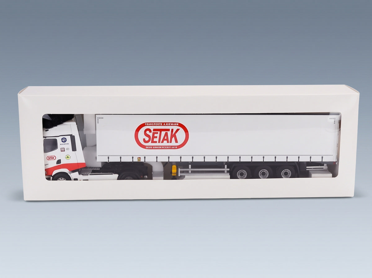 Renault T-Line High Truck Setak Telonato Transports 2023 White Eligor 1:43 scale model - original packaging