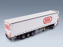 Renault T-Line High Truck Setak Telonato Transports 2023 White Eligor 1:43 scale model - rear three-quarter view