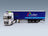 DAF XG Truck Poulain Transports 2021 White Blue Eligor 1:43 scale model - side view