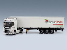 Scania S500 Truck Transactuel Transports 2021 White Eligor 1:43 scale model - side view