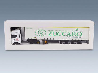 Fiat Iveco S-Way NP Truck Telonato Zuccaro Transports 2020 White Eligor 1:43 scale model - original packaging