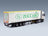 Fiat Iveco S-Way NP Truck Telonato Zuccaro Transports 2020 White Eligor 1:43 scale model - rear three-quarter view