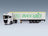 Fiat Iveco S-Way NP Truck Telonato Zuccaro Transports 2020 White Eligor 1:43 scale model - side view