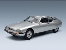 Citroën SM Maserati 1972 Grey Metallic Norev 1:12 scale model - front three-quarter view