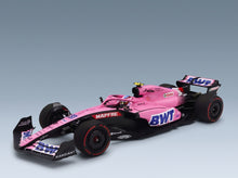 Alpine F1 A522 Team Alpine BWT No. 31 Esteban Ocon 7th Bahrain GP 2022 Minichamps 1:18 scale model - front three-quarter view