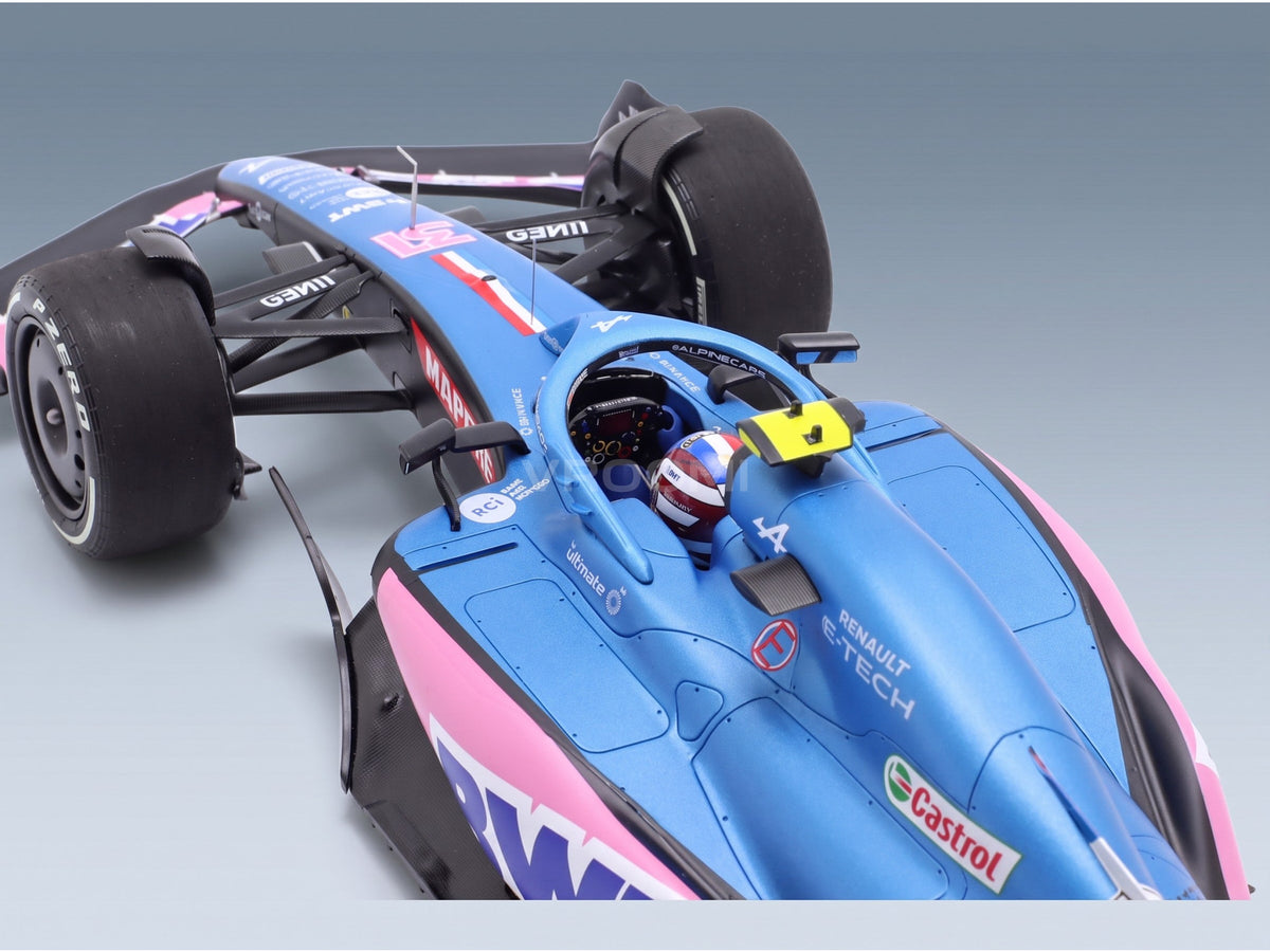 Alpine F1 A522 Team Alpine BWT No. 31 Esteban Ocon Australian GP 2022 Minichamps 1:18 scale model - cockpit