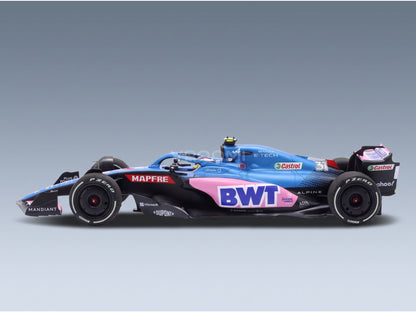 Alpine F1 A522 Team Alpine BWT No. 31 Esteban Ocon Australian GP 2022 Minichamps 1:18 scale model - side view