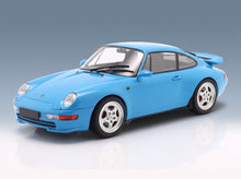 Porsche 911 993 RS Coupe 1994 Blue Minichamps 1:18 scale model - front three-quarter view