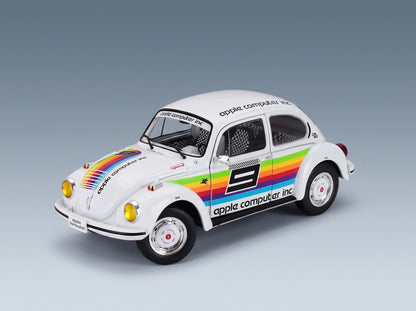 Volkswagen Beetle 1303 No. 9 Tribute Porsche K3 Livery 1975 White Solido 1:18 scale model - front three-quarter view
