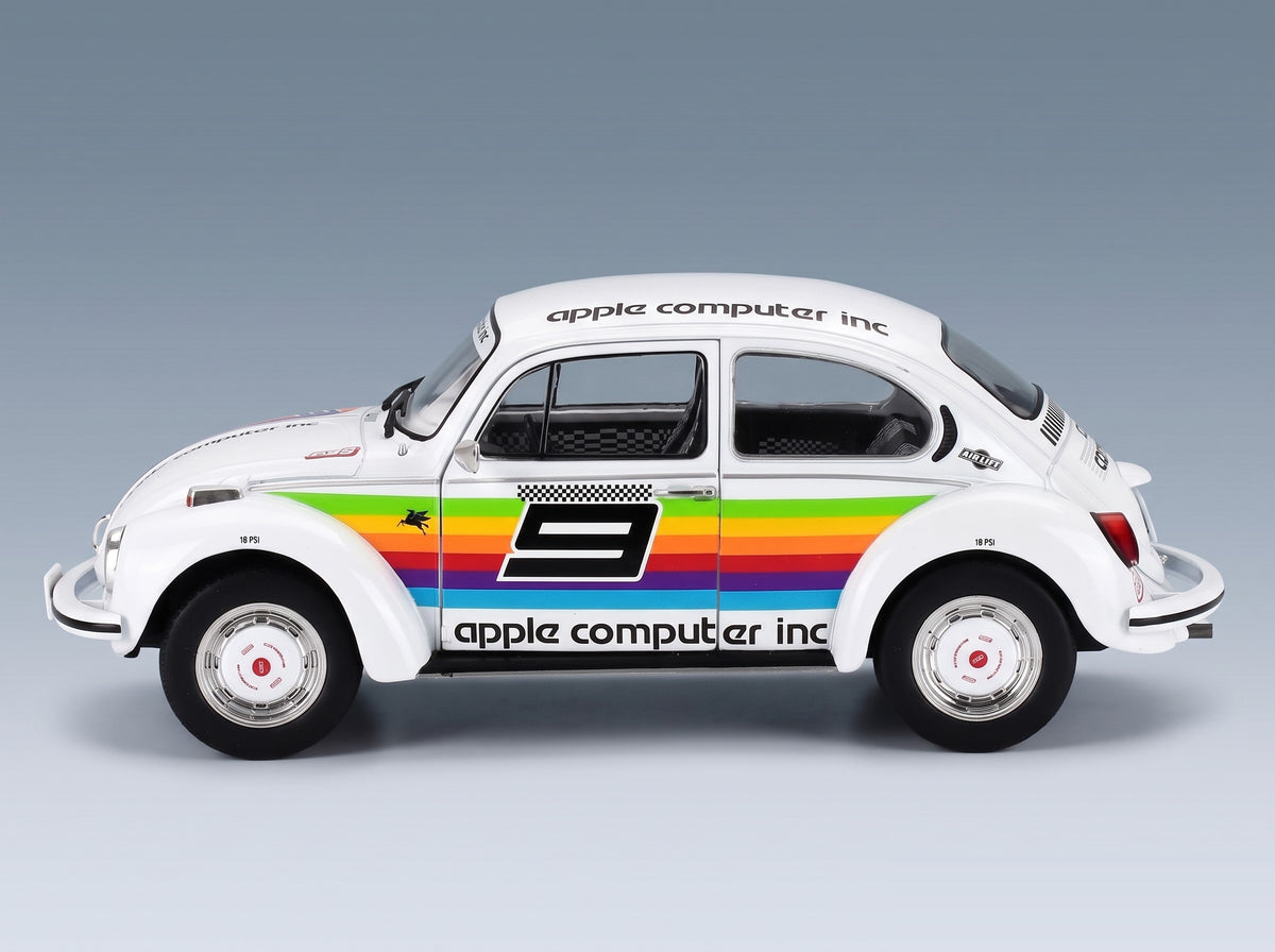 Volkswagen Beetle 1303 No. 9 Tribute Porsche K3 Livery 1975 White Solido 1:18 scale model - side view