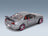 Nissan Skyline GT-R BNR34 Coupé 1999 Grey Solido 1:18 scale model - rear three-quarter view