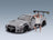 Nissan GT-R (R35) Type 2 Liberty Walk LB Works Coupé 2018 Grey with Driver Figure Solido 1:18 scale model - front three-quarter view