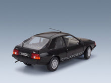 Renault Fuego Turbo Coupé 1980 Black Solido 1:18 scale model - rear three-quarter view