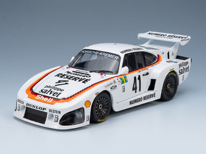 Porsche 935 K3 Porsche Kremer Racing No. 41 Klaus Ludwig Bill Whittington Don Whittington Winner 24h Le Mans 1979 Solido 1:18 scale model - front three-quarter view