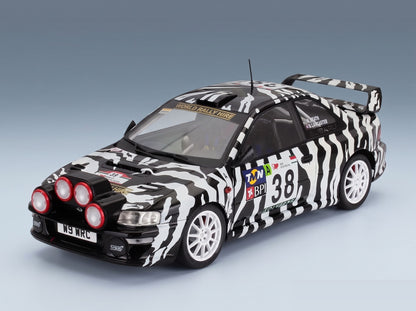 Subaru Impreza S5 WRC99 No. 38 Nigel Heath Steve Lancaster Rally of Portugal 2001 Solido 1:18 scale model - front three-quarter view