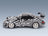 Porsche 911 964 RWB No. 13 Bodykit The Zebra 1994 White Black Solido 1:18 scale model - side view