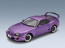 Toyota Supra MKIV (A80) Coupé 1993 Purple Solido 1:18 scale model - front three-quarter view