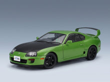 Toyota Supra MKIV (A80) Coupé 1993 Green Black Solido 1:18 scale model - front three-quarter view