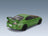 Toyota Supra MKIV (A80) Coupé 1993 Green Black Solido 1:18 scale model - rear three-quarter view
