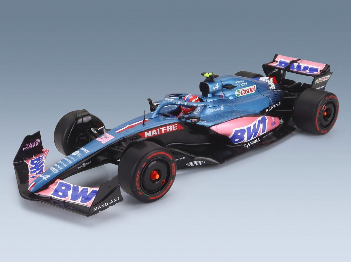 Alpine F1 A522 Team Alpine BWT No. 31 Esteban Ocon Australian GP 2022 Solido 1:18 scale model - front three-quarter view