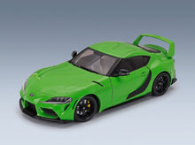Toyota Supra GR Wasabi Custom 2023 Green Solido 1:18 scale model - front three-quarter view
