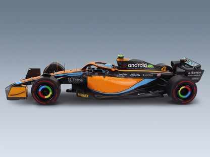 McLaren F1 MCL36 McLaren No. 4 Lando Norris 3rd Emilia Romagna GP 2022 Solido 1:18 scale model - side view