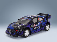Ford Puma Rally1 M-Sport Ford WRT No. 9 Jourdan Serderidis Frederic Miclotte Rally Safari Kenya 2022 Solido 1:18 scale model - front three-quarter view